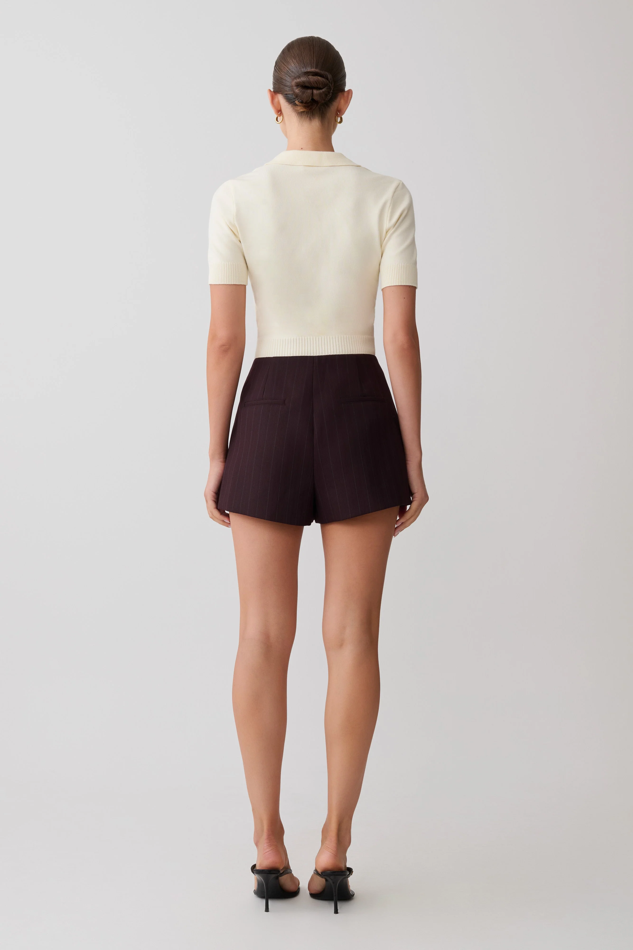 Philly Knit Button Up Top - Ivory - Image 5