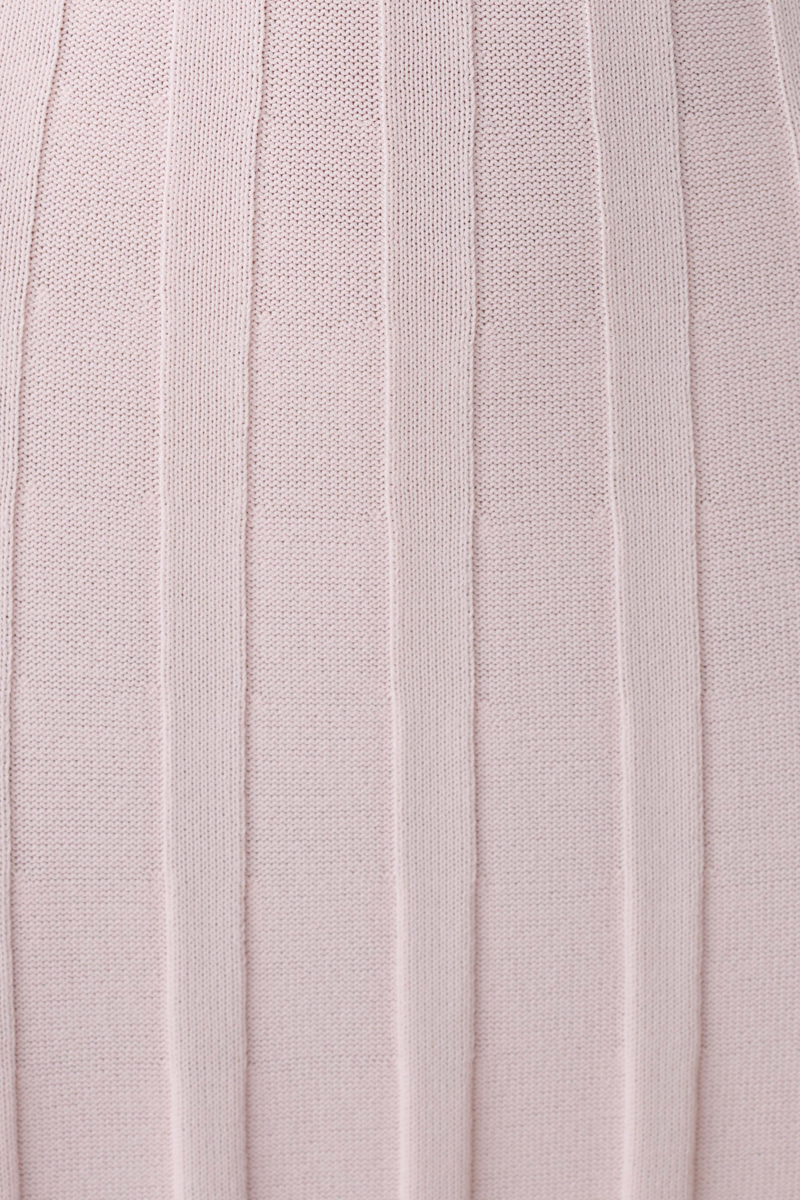 Pia Ribbed Strapless Maxi Dress - Baby Pink - Image 6