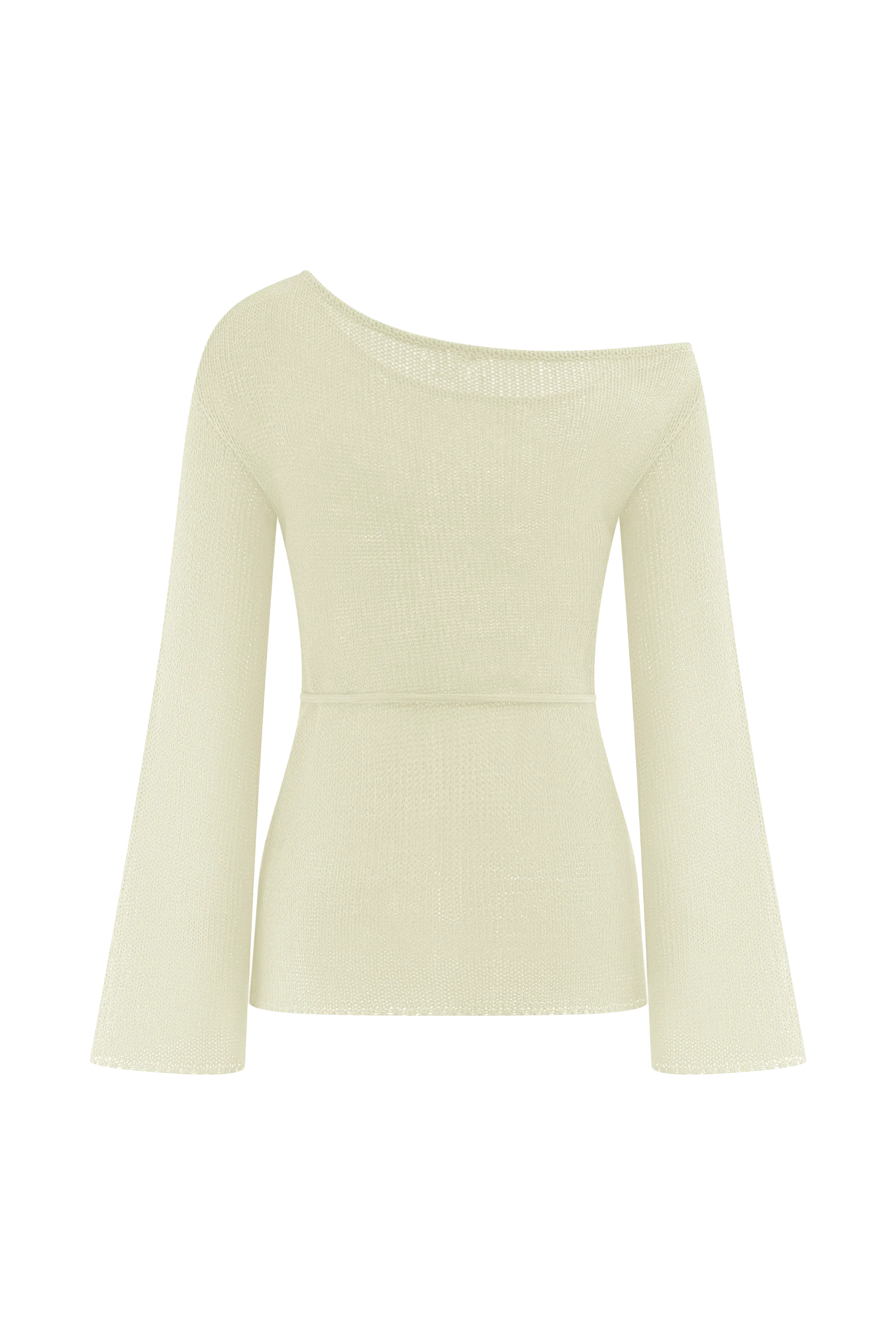 Reagan Off Shoulder Knit Top - White - Image 9
