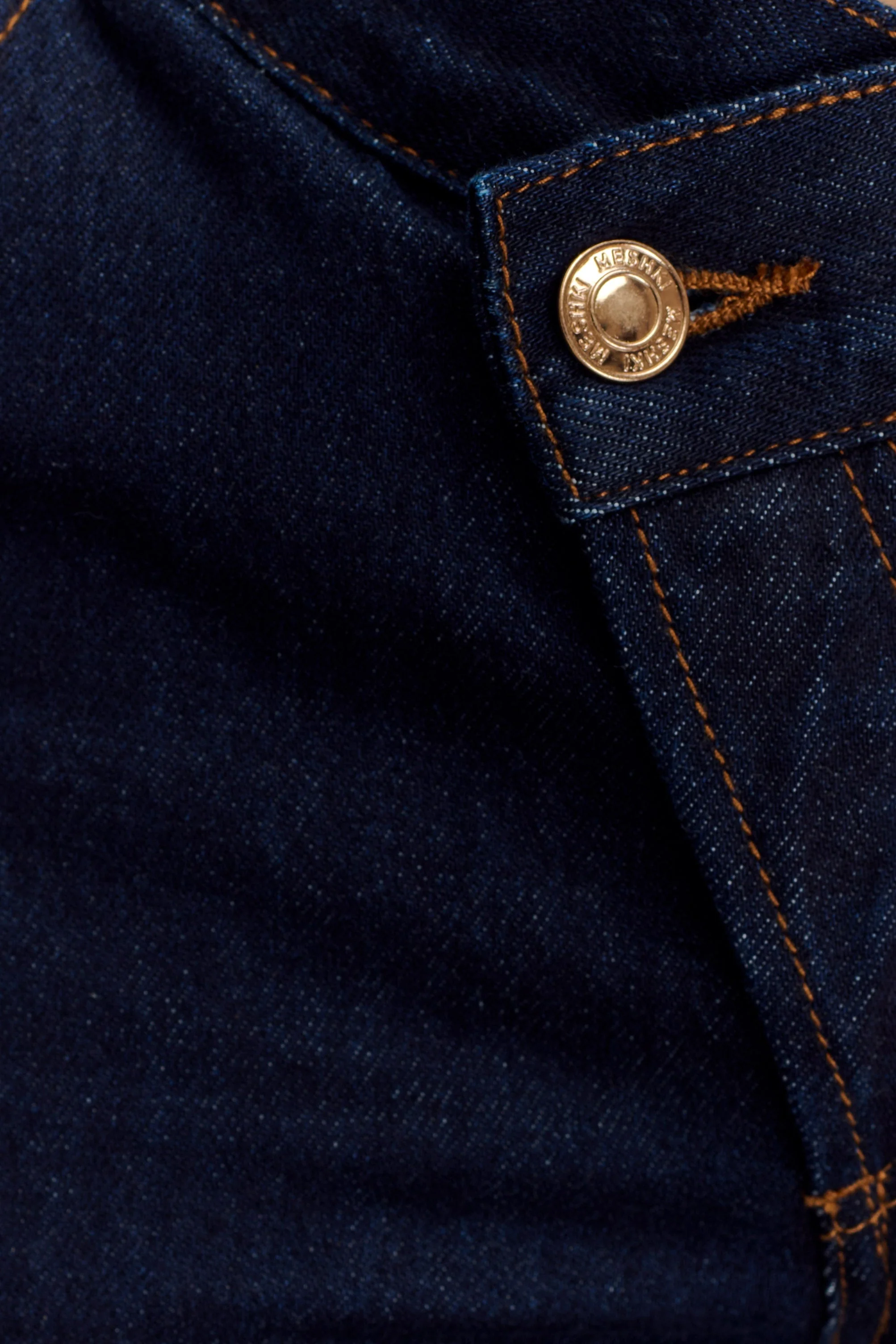Remington V Front Straight Leg Jeans - Indigo Blue - Image 7
