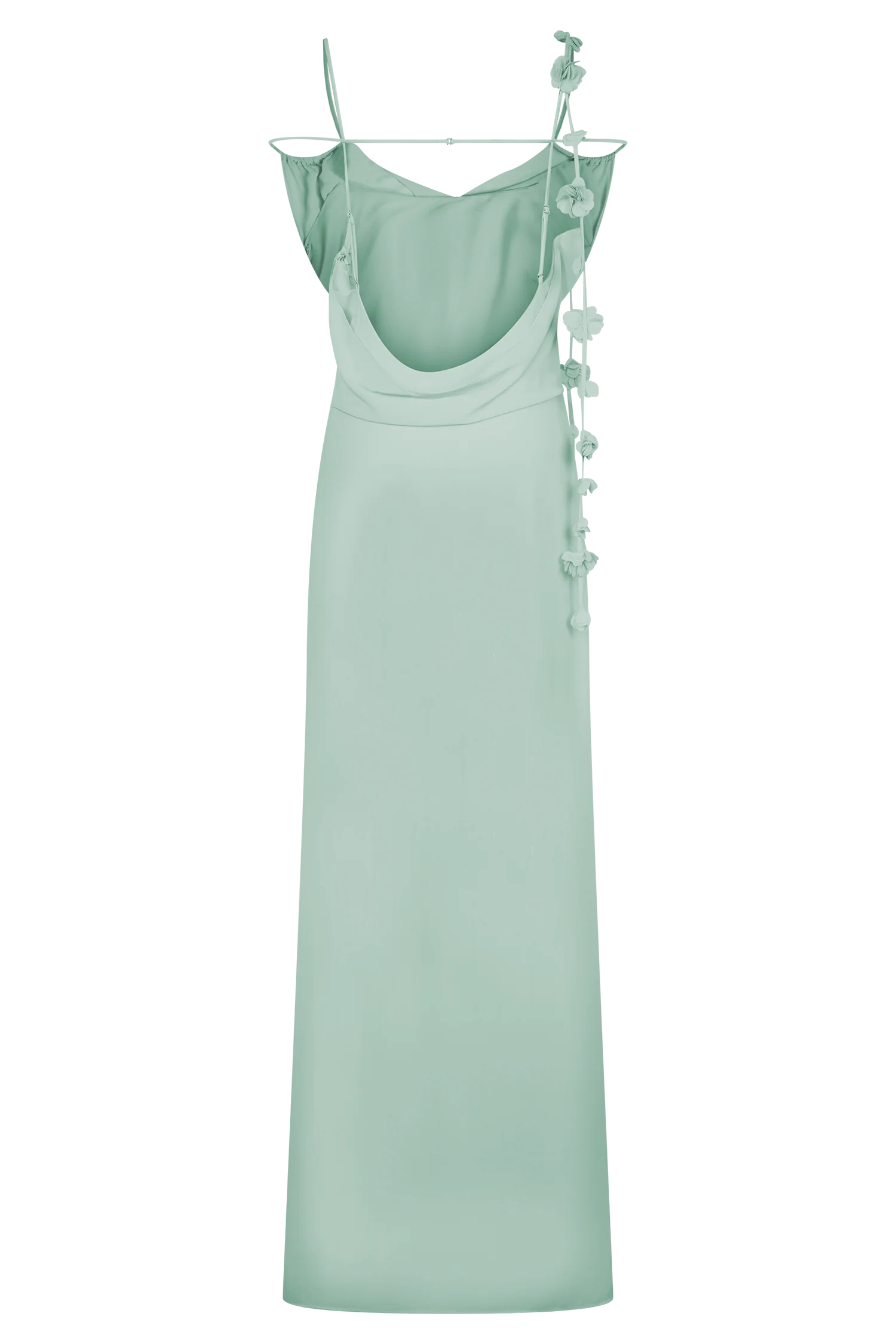 Rosalie Floral Chiffon Maxi Dress - Lagoon - Image 10