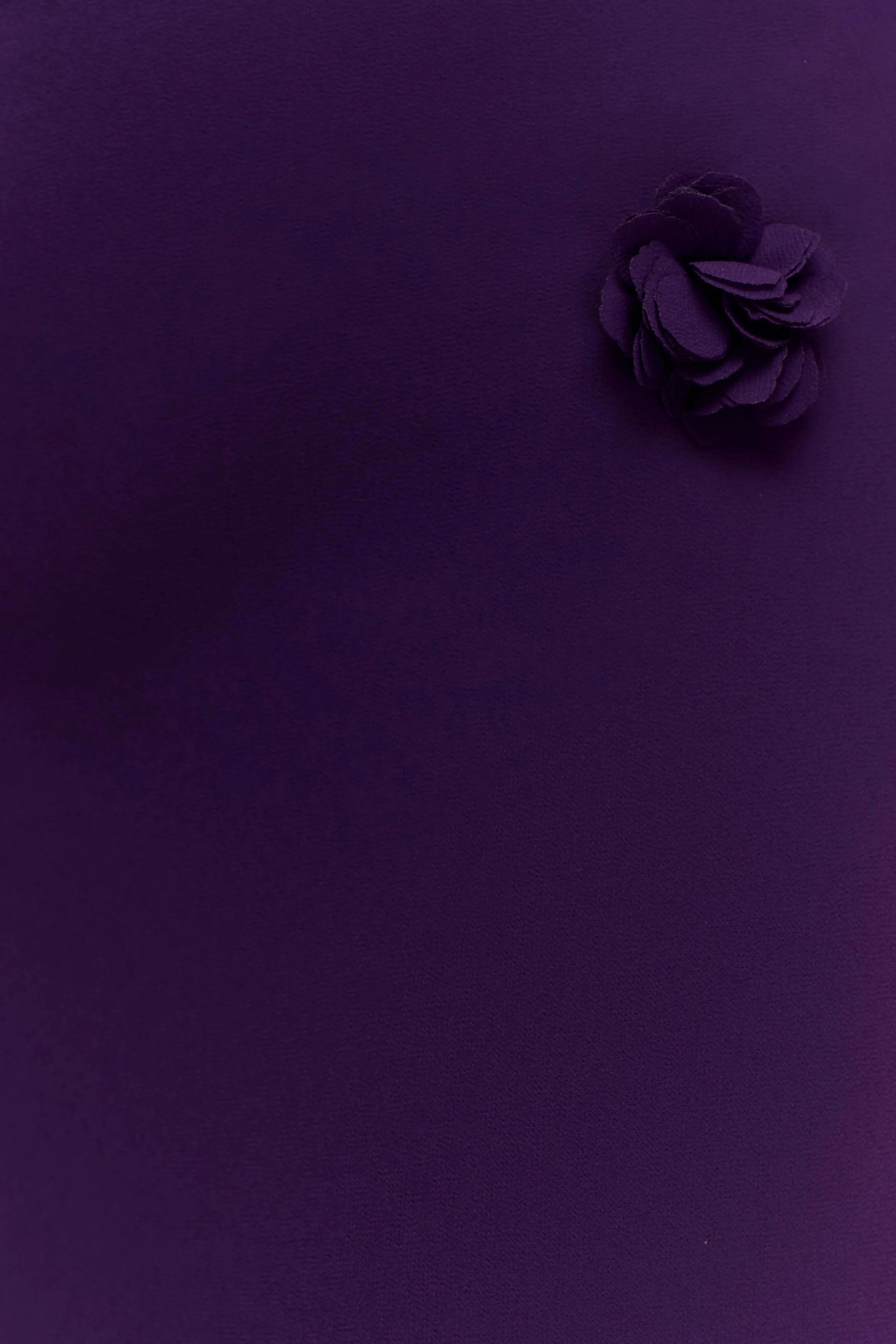 Rosalie Floral Chiffon Maxi Dress - Purple - Image 5