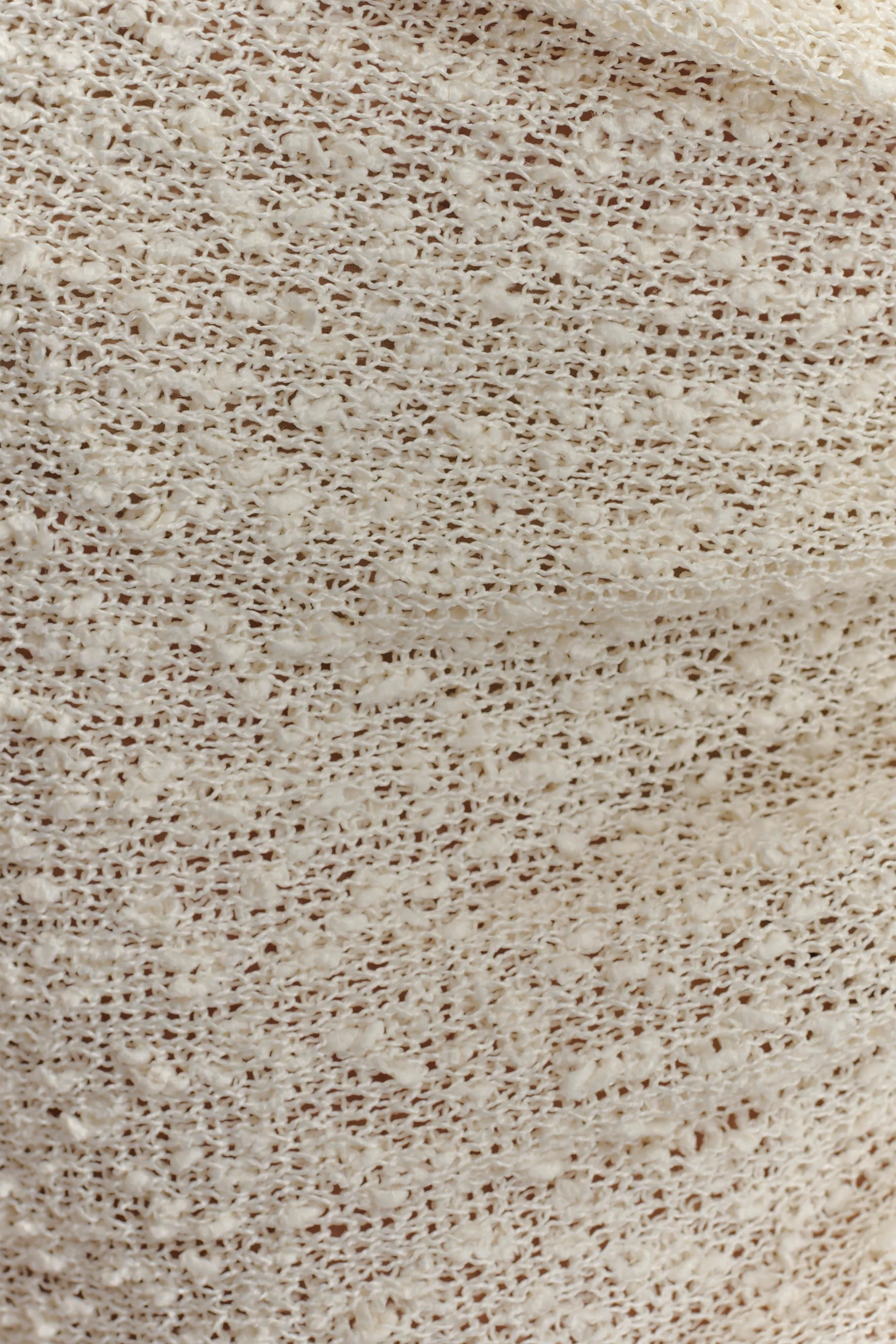 Sammy Boucle Knit Cover Up - Ivory - Image 5
