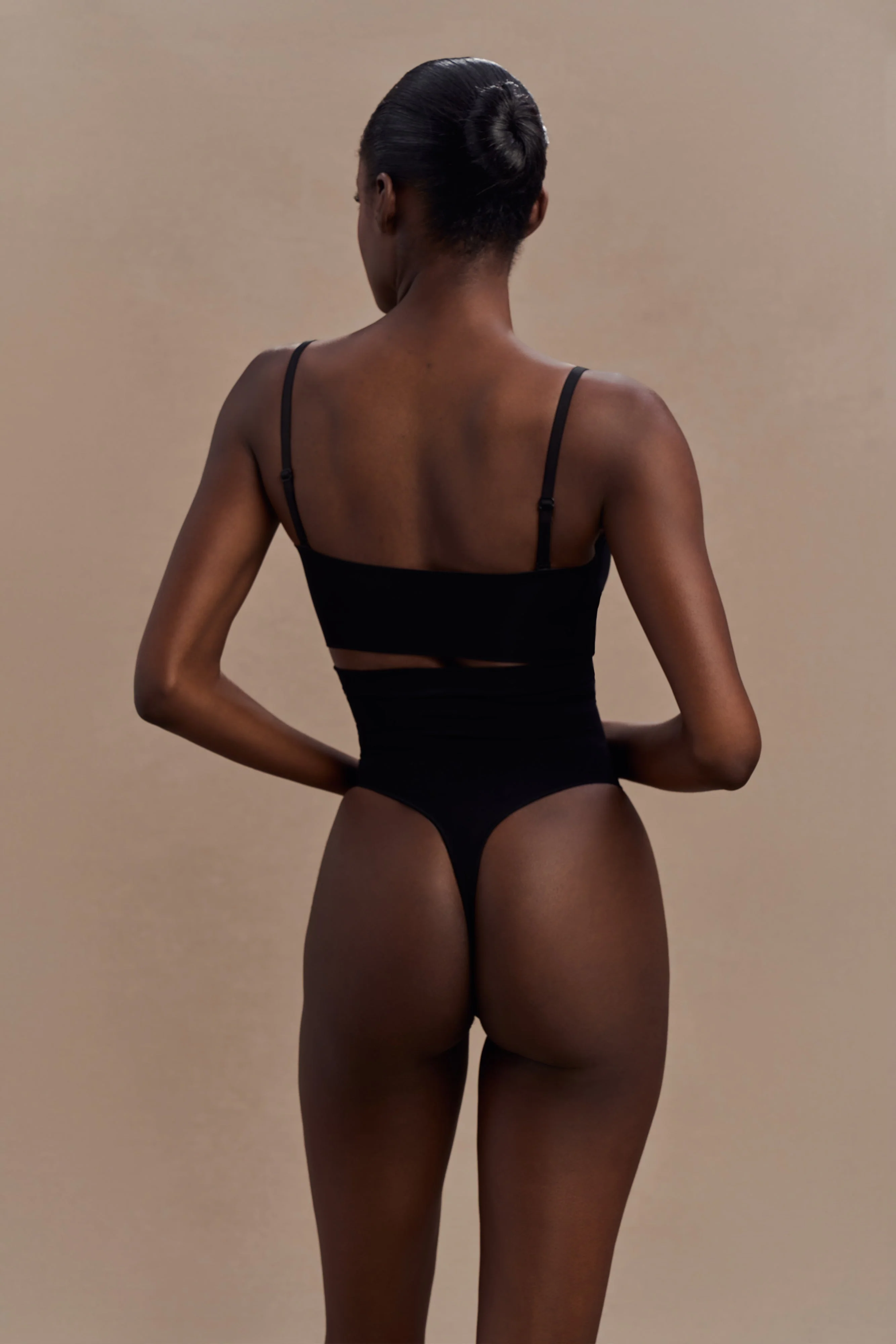Saria High Waist Shapewear Briefs - Black - Image 7