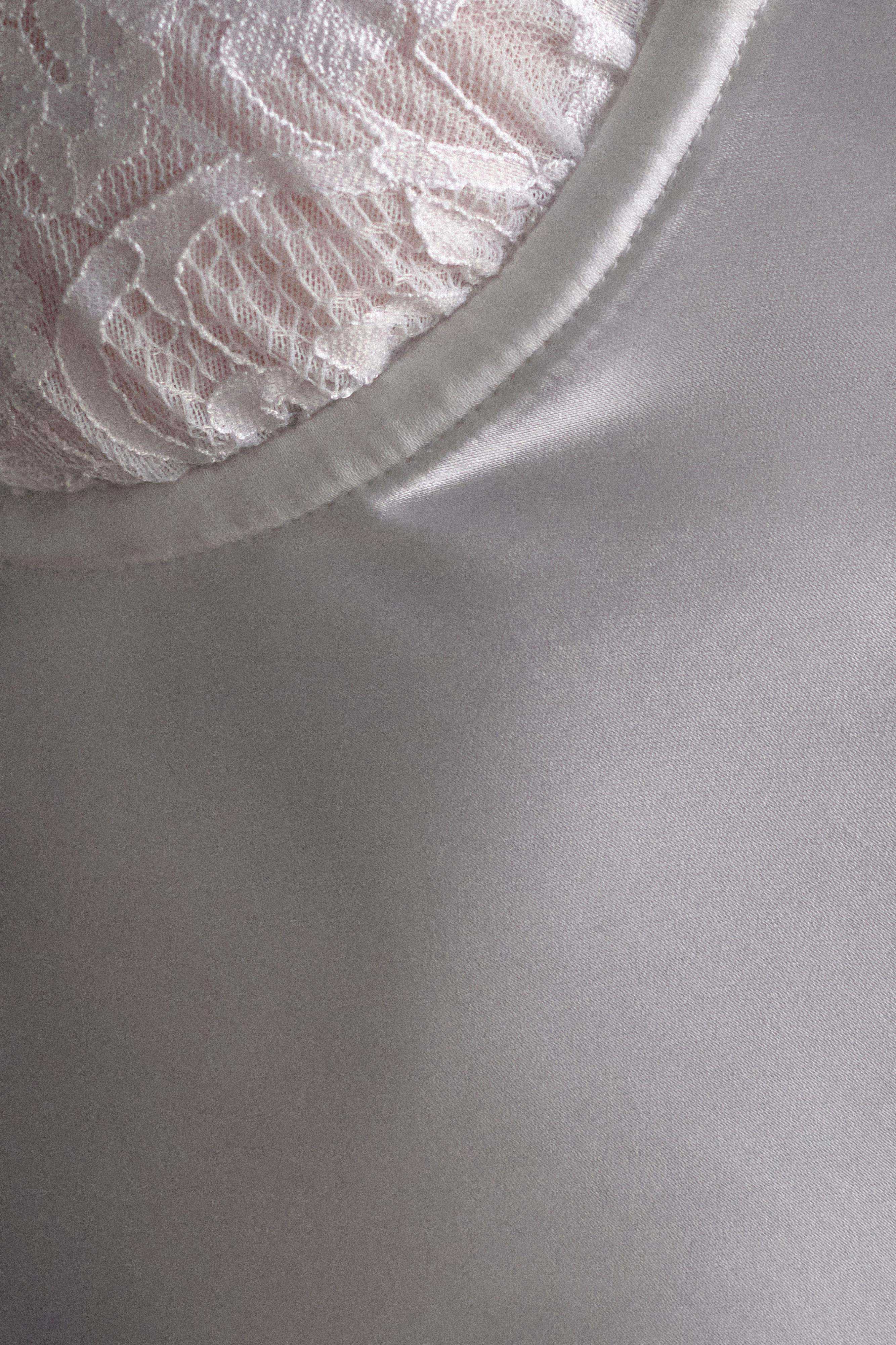 Scarlett Satin Slip Mini Dress - Ivory - Image 11
