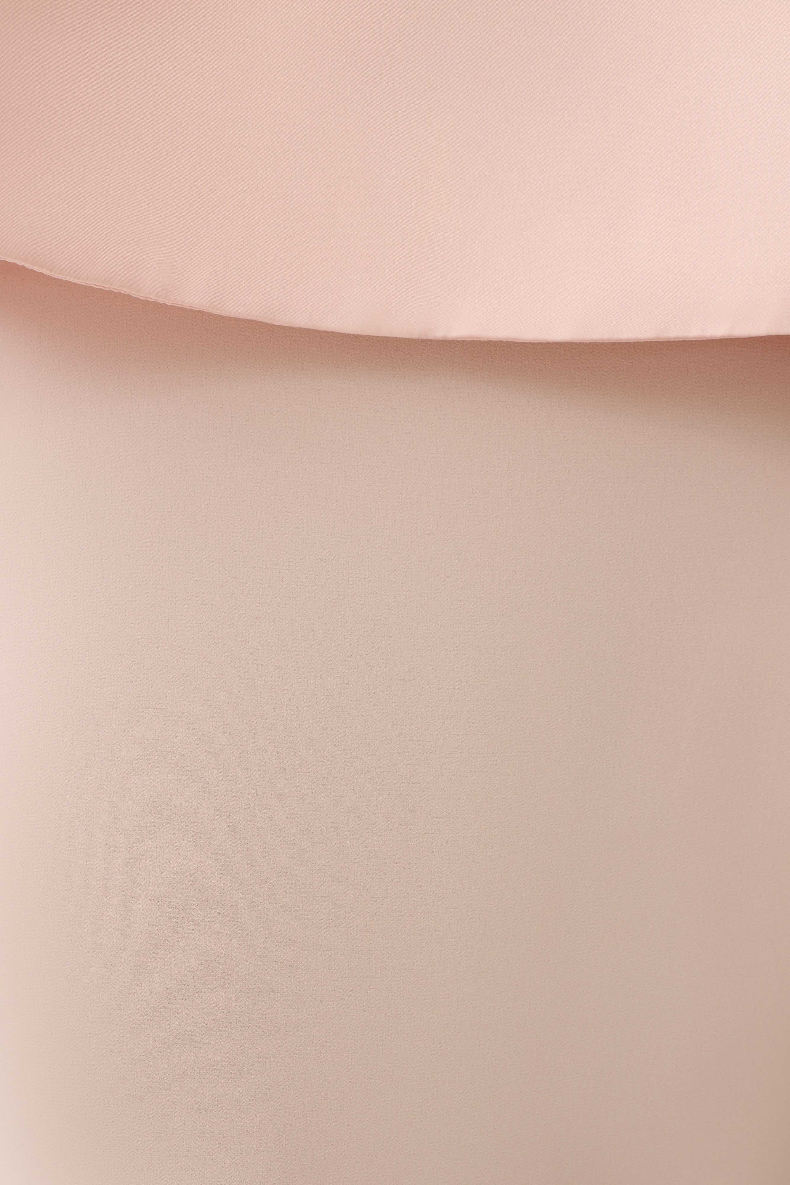 Sophia Satin Strapless Maxi Dress - Peach - Image 7