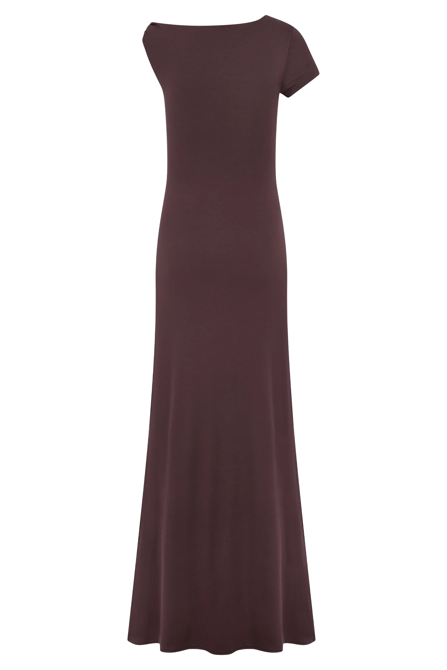 Tamsin Short Sleeve Modal Maxi Dress - Mahogany - Image 10