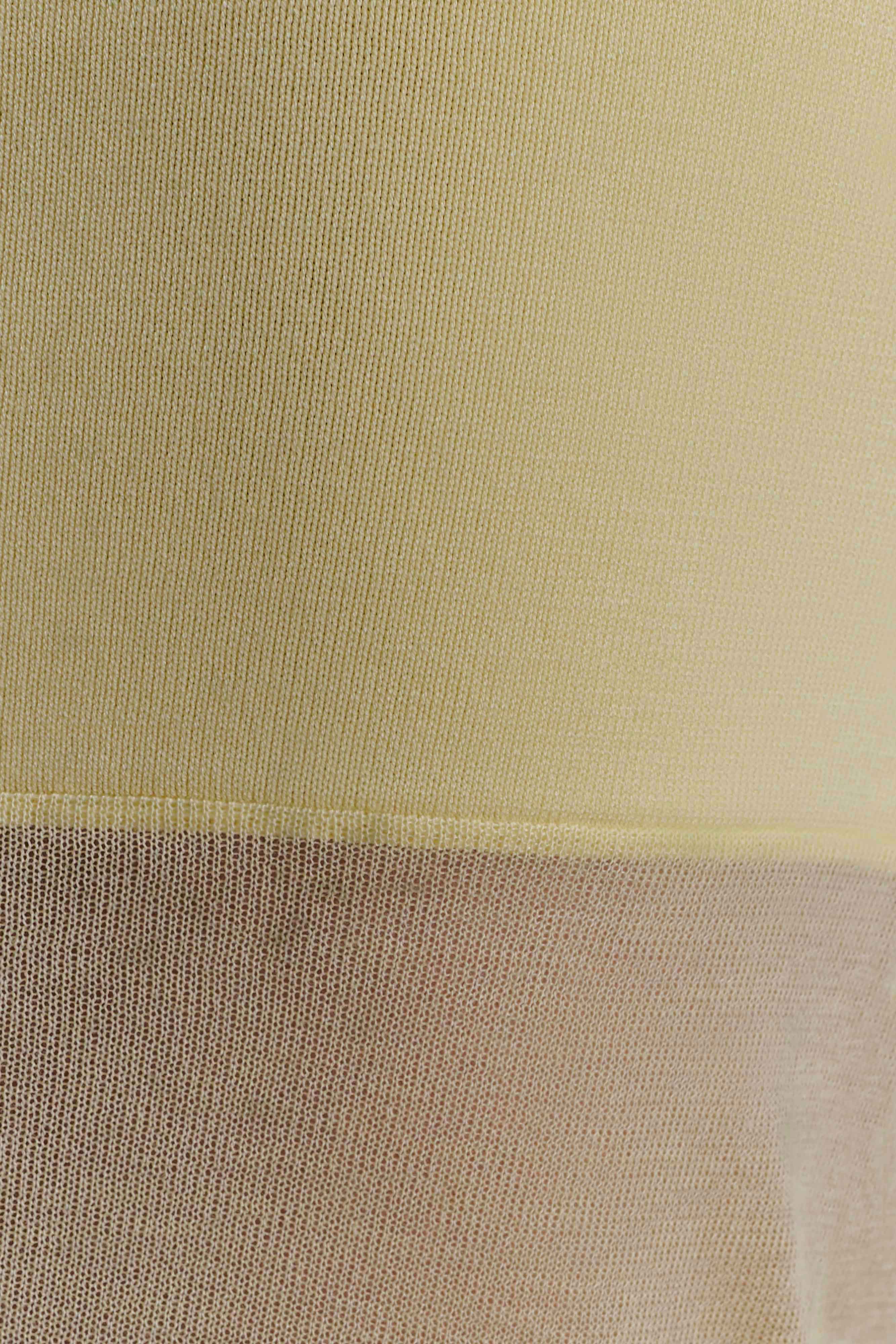 Tanyel Sheer And Bandage Knit Maxi Skirt - Lemon - Image 9