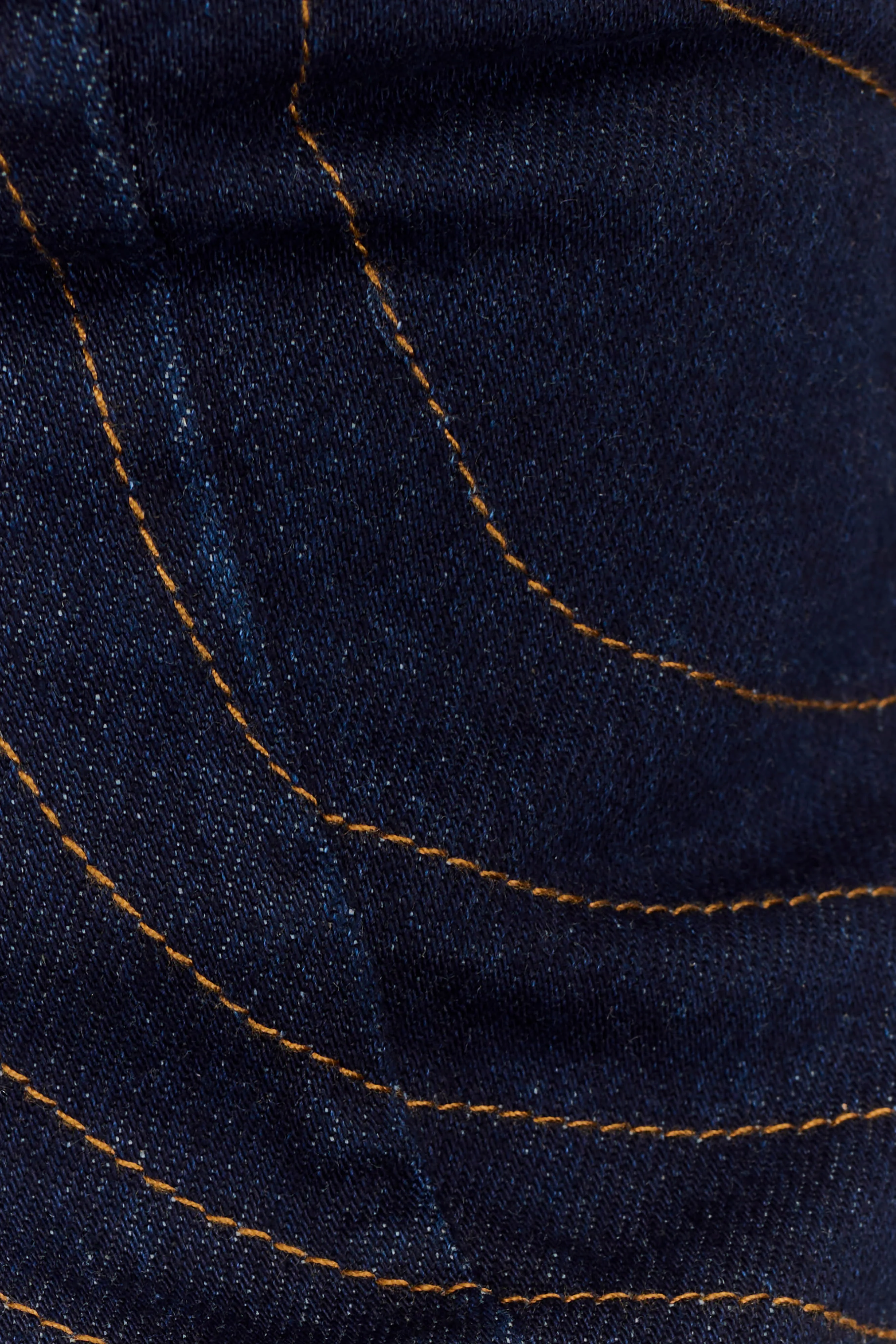 Tully Strapless Topstitch Denim Top - Indigo Blue - Image 7