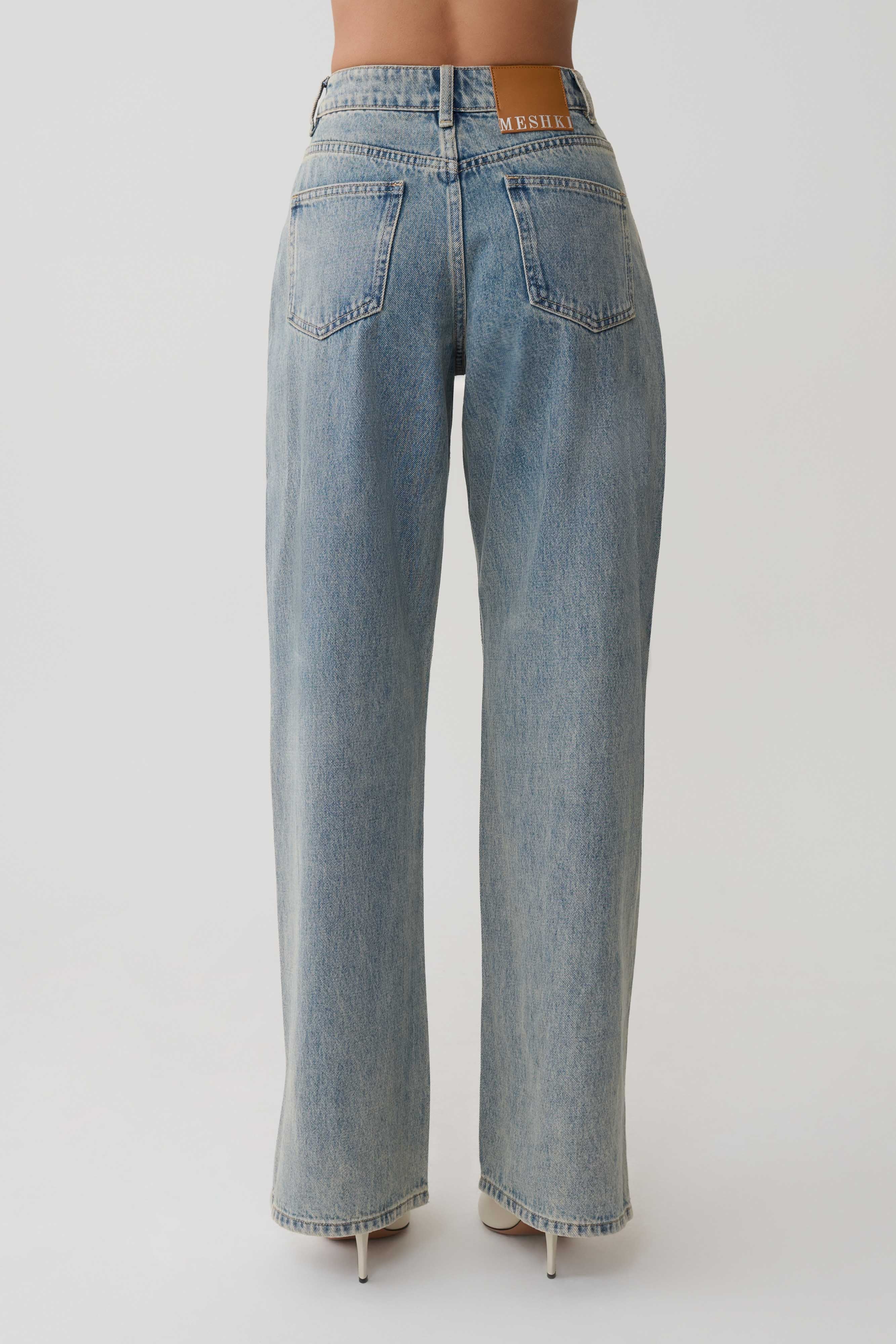 Tyla Diamante Denim Jeans - Blue/Green - Image 10