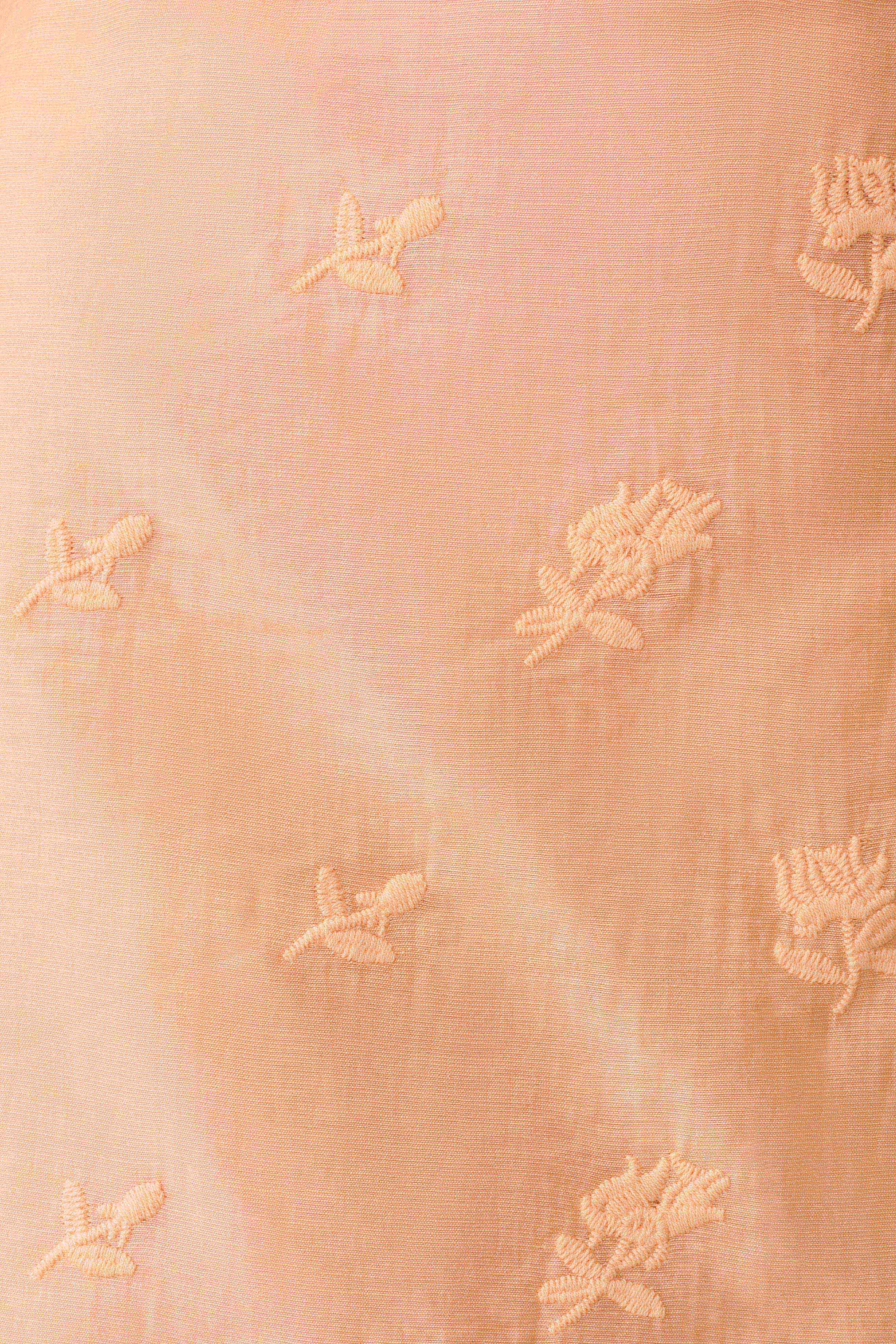 Vivian Embroidered Mini Skirt - Orange - Image 7