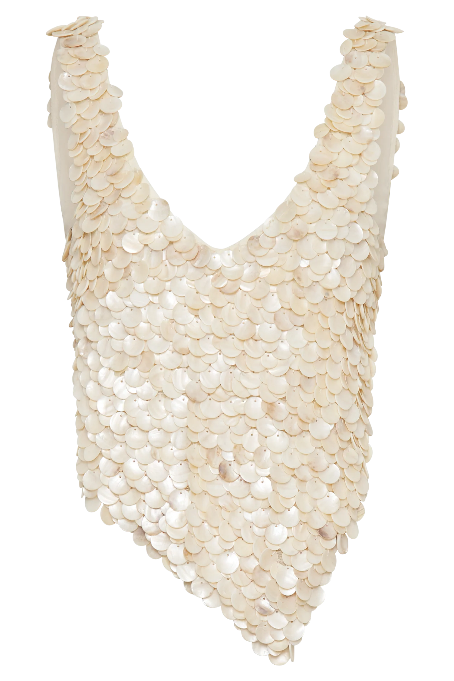 Willow Mother Of Pearl Halter Top - Pearl - Image 16