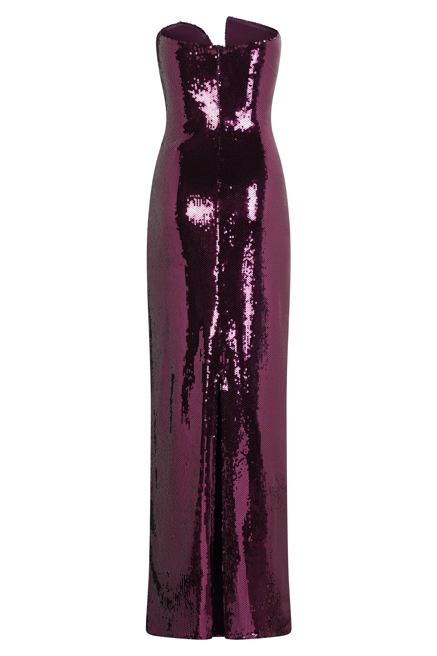 Winston Strapless Sequin Maxi Dress - Plum - Image 7