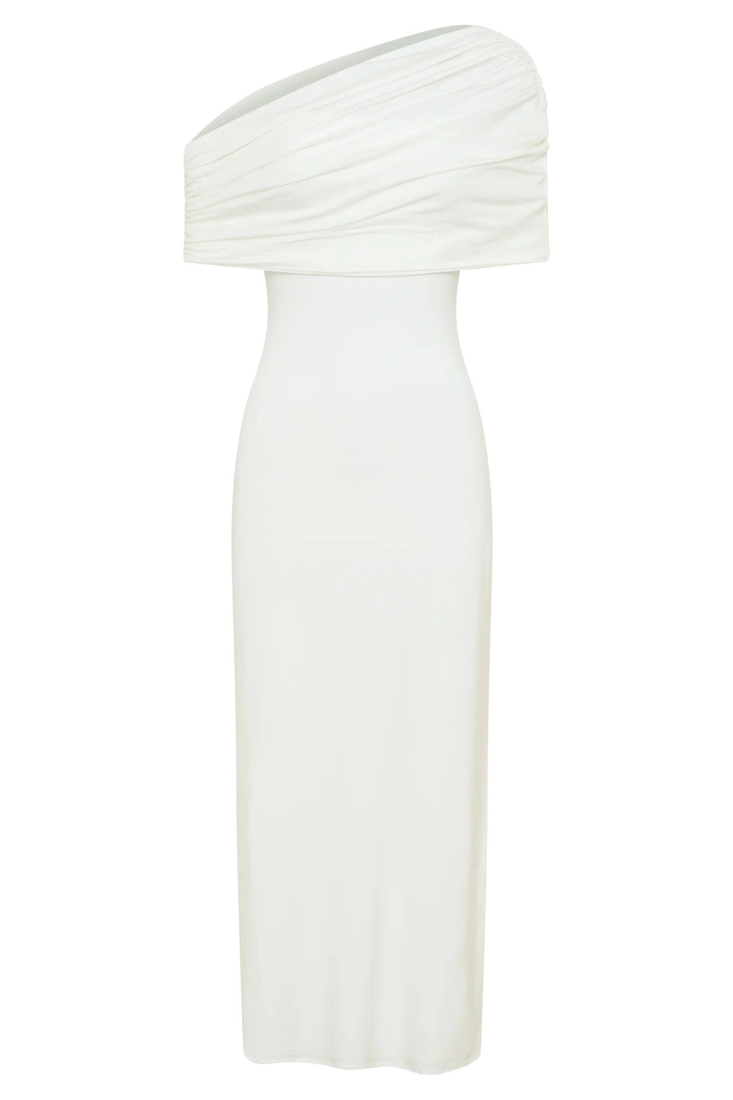 Zandie Cashmere Blend Knit Midi Dress - Ivory - Image 10